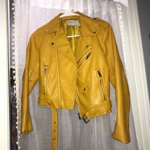 Zara Faux Leather Jacket